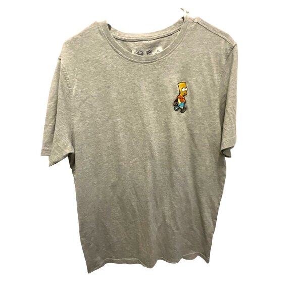 The‎ Simpsons Bart Simpson Gray T-Shirt XL Patch 20th Television - Picture 5 of 6